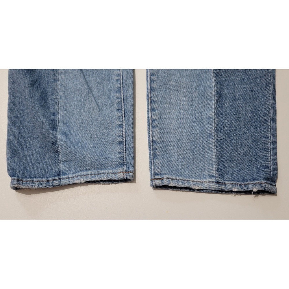 Madewell Two-Toned Classic Straight Jeans - Picture 7 of 8